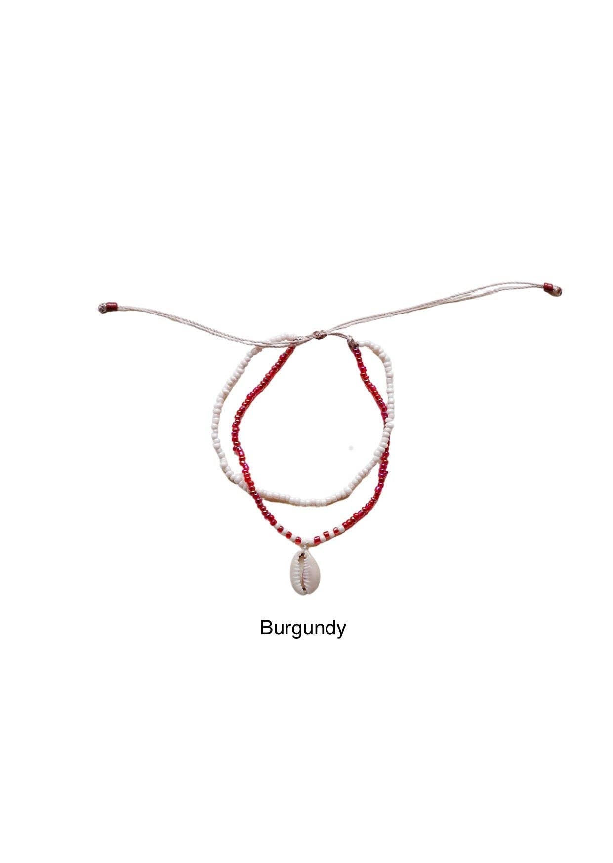 Papuma Shell Beaded Anklet