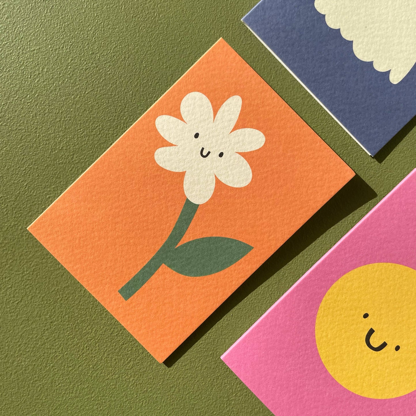 Pack of 6 x Mini Flower Cards