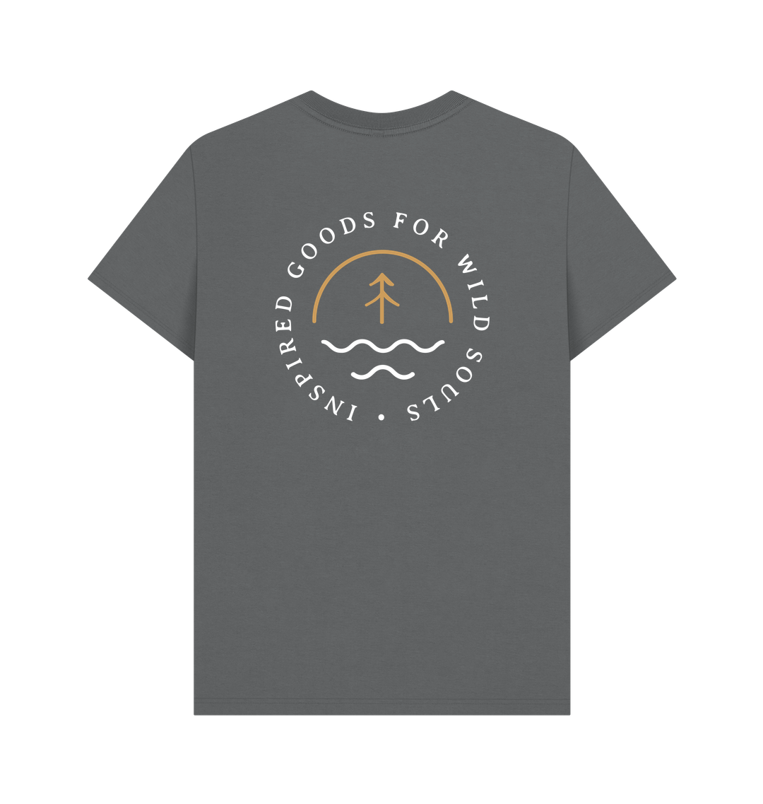 Slate Grey Printed T-shirt
