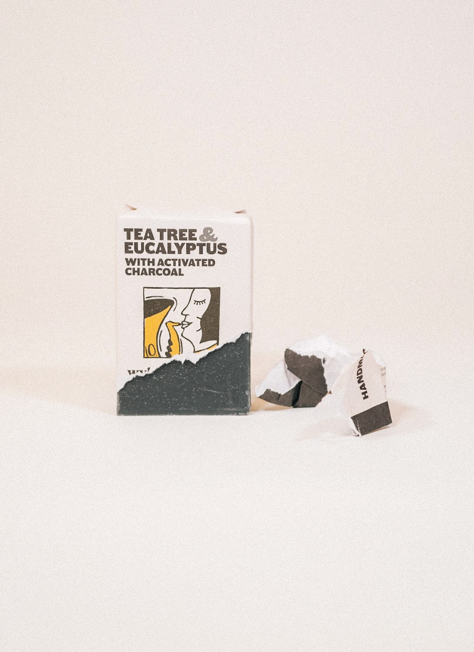 Wylder Naturals - Soap Bar - Tea Tree & Eucalyptus with Activated Charcoal