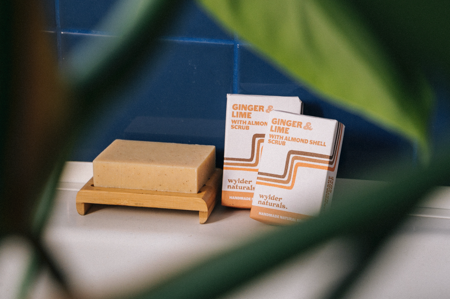 Wylder Naturals - Soap Bar - Ginger & Lime with Almond Shell Bar Soap