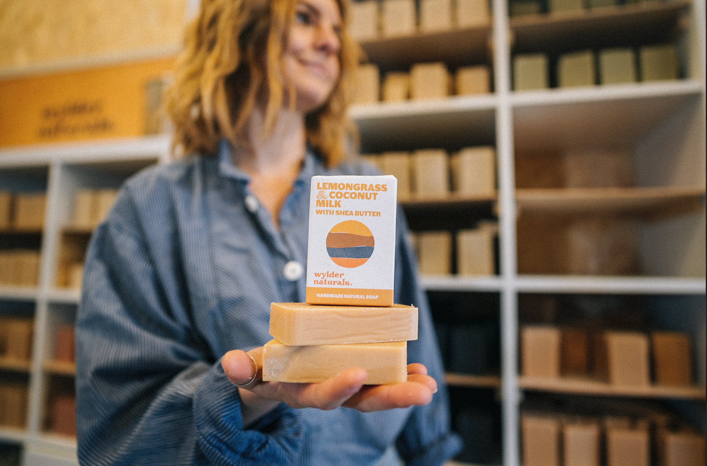 Wylder Naturals - Soap Bar - Lemongrass & Coconut Milk with Shea Butter