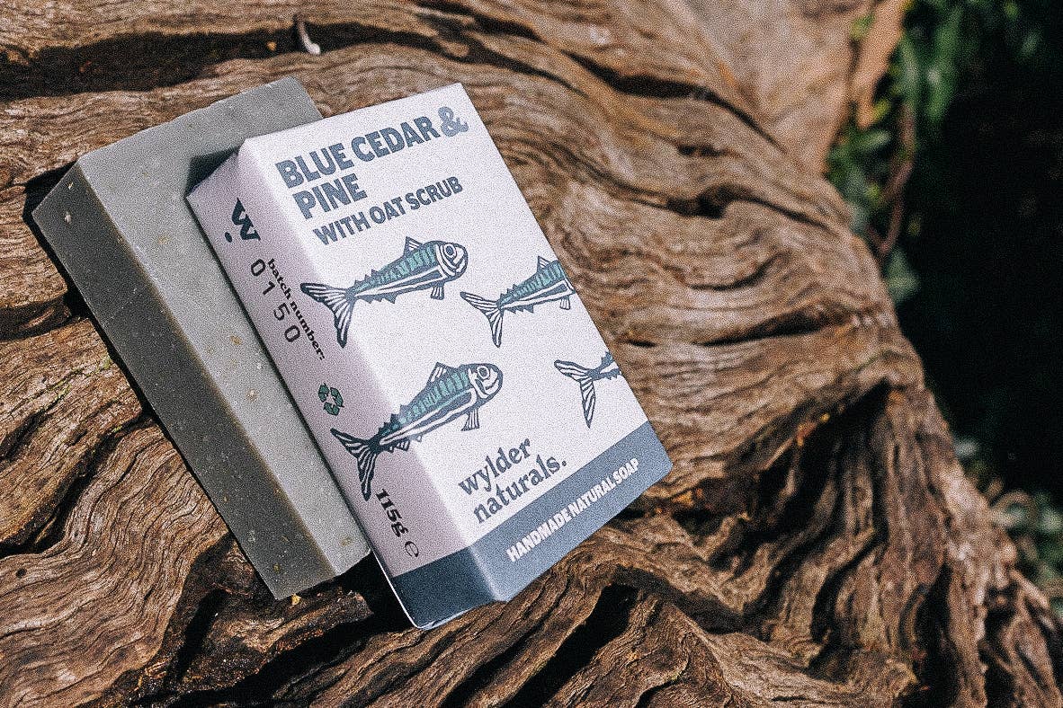 Wylder Naturals - Soap Bar - Blue Cedar & Pine with Oats