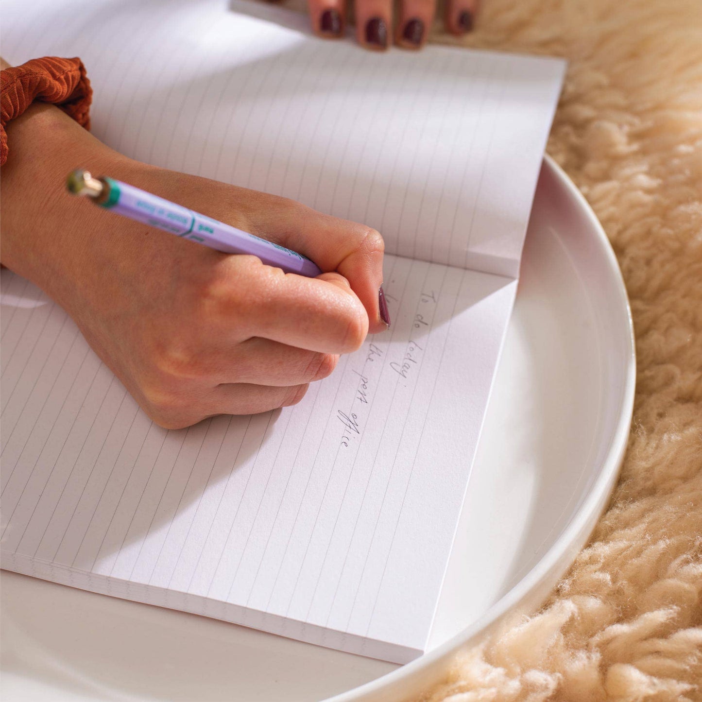 A5 Lay Flat Notebook | Boho Paper Shapes | Lined