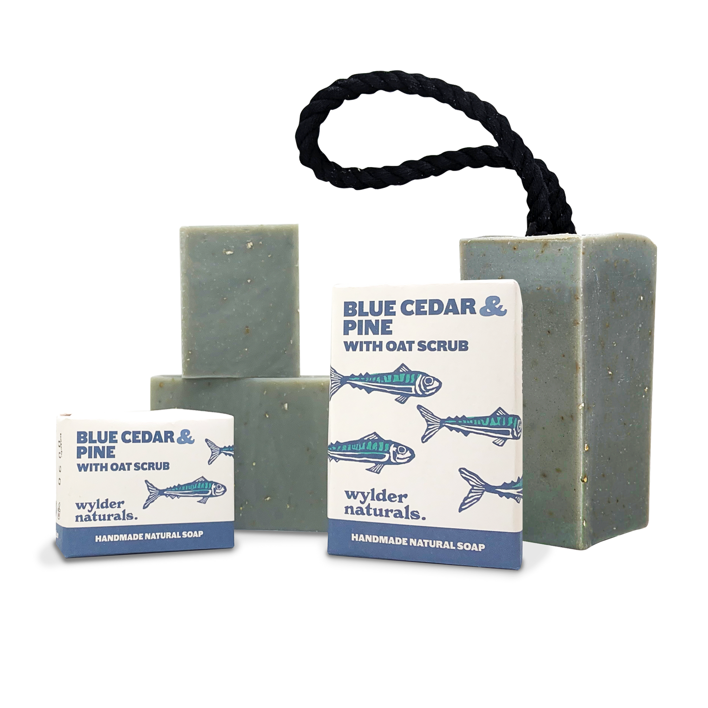 Wylder Naturals - Soap Bar - Blue Cedar & Pine with Oats
