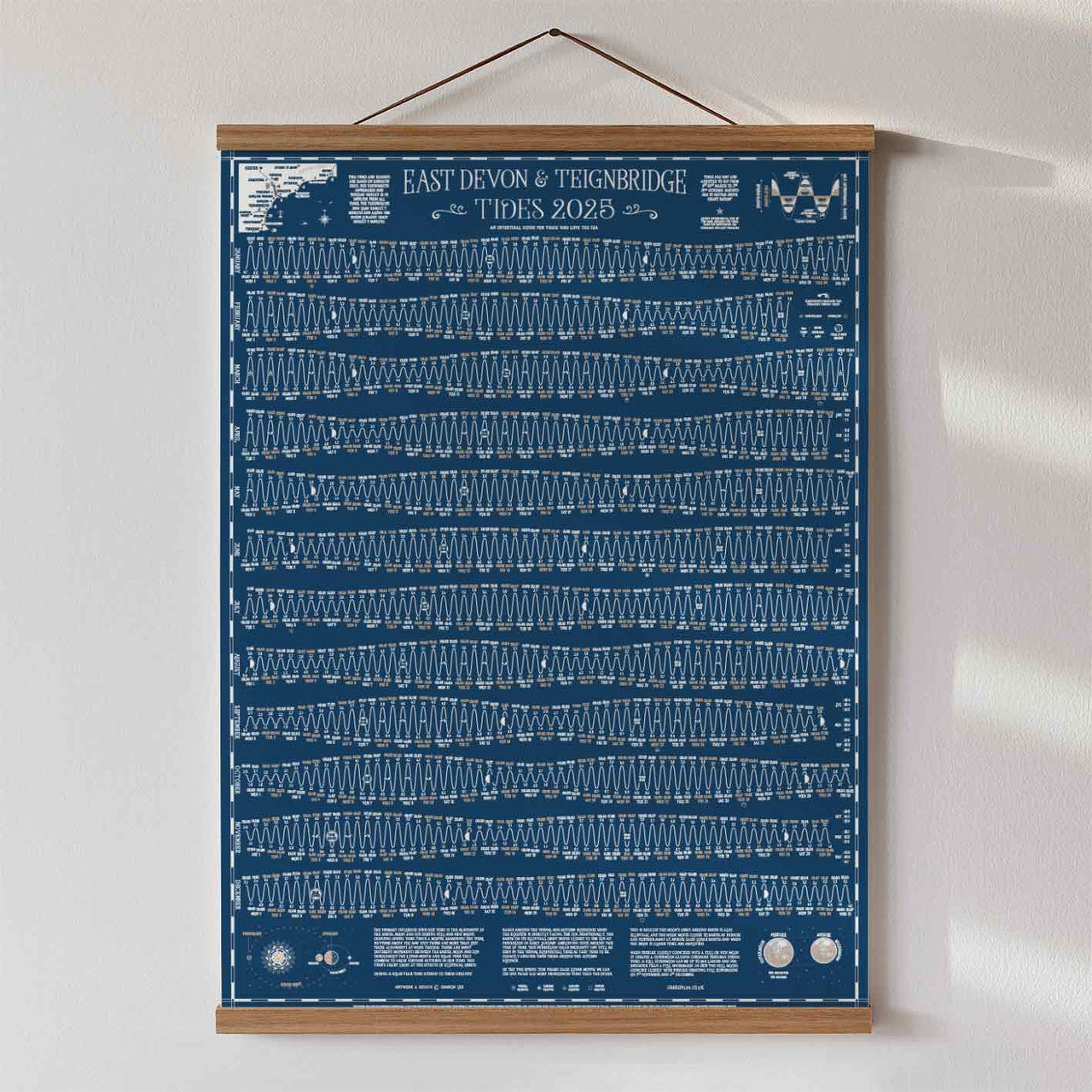 East Devon & Teignbridge Tide Chart 2025