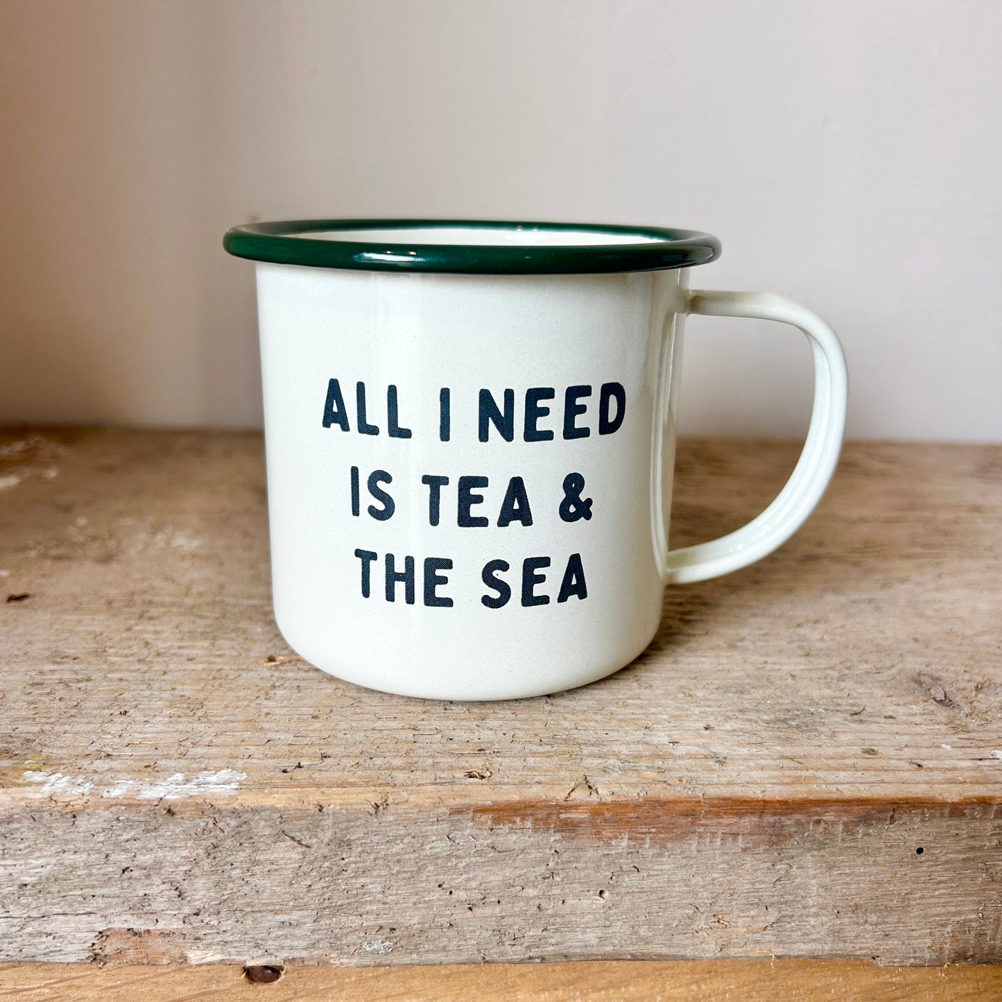 Enamel Mug - Tea and the Sea