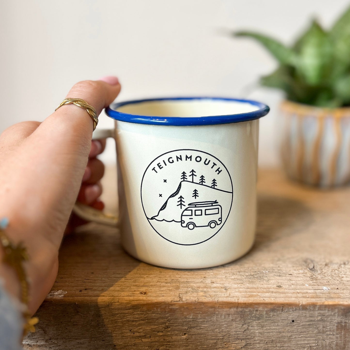 Enamel Mug - Teignmouth