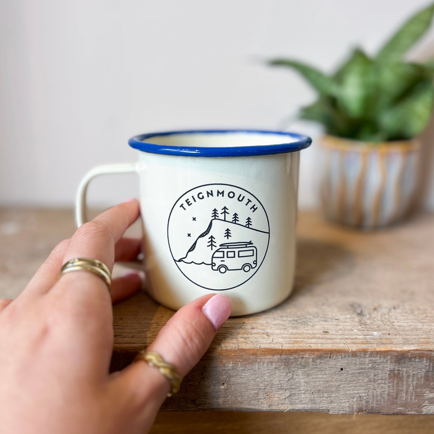 Enamel Mug - Teignmouth