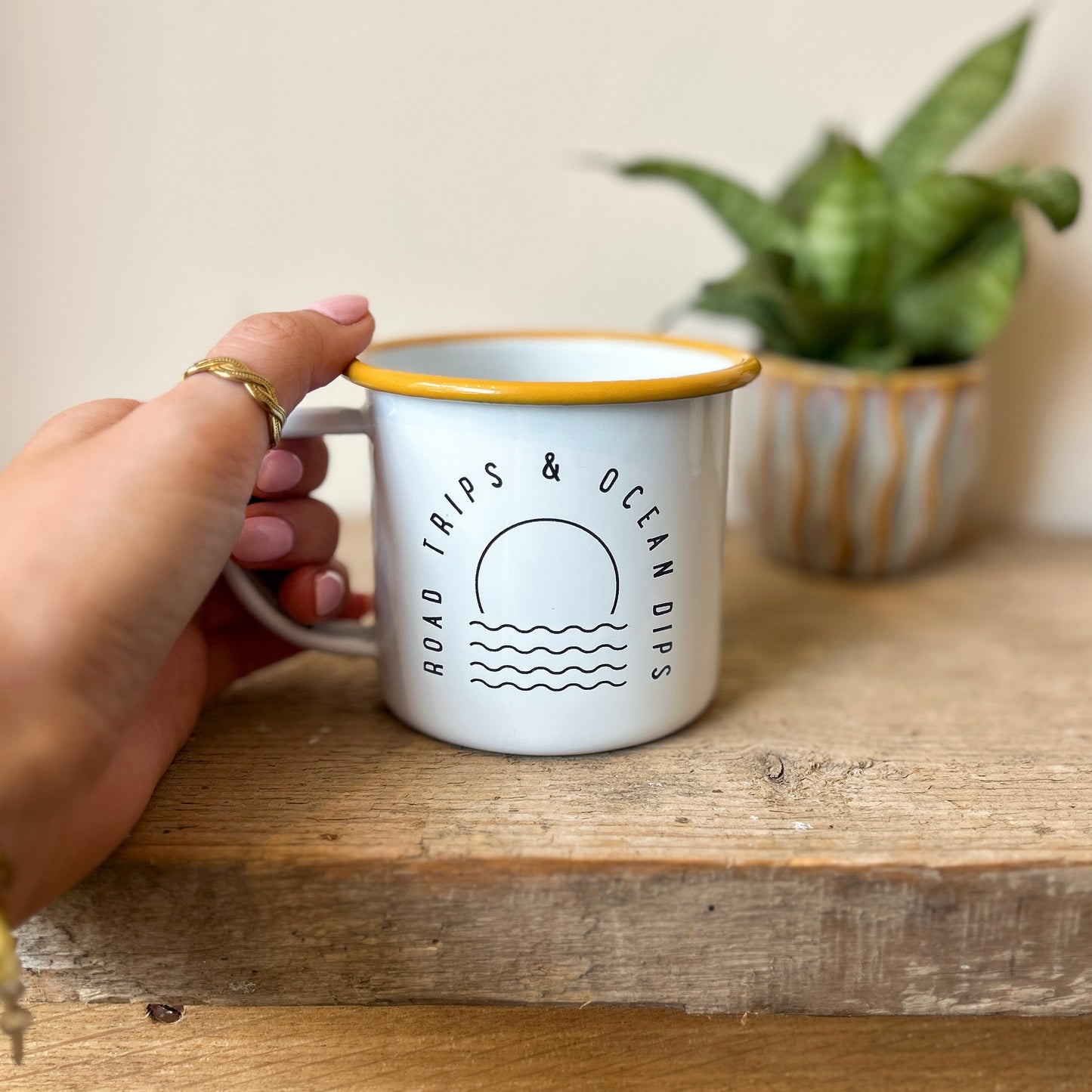Enamel Mug - Road Trips