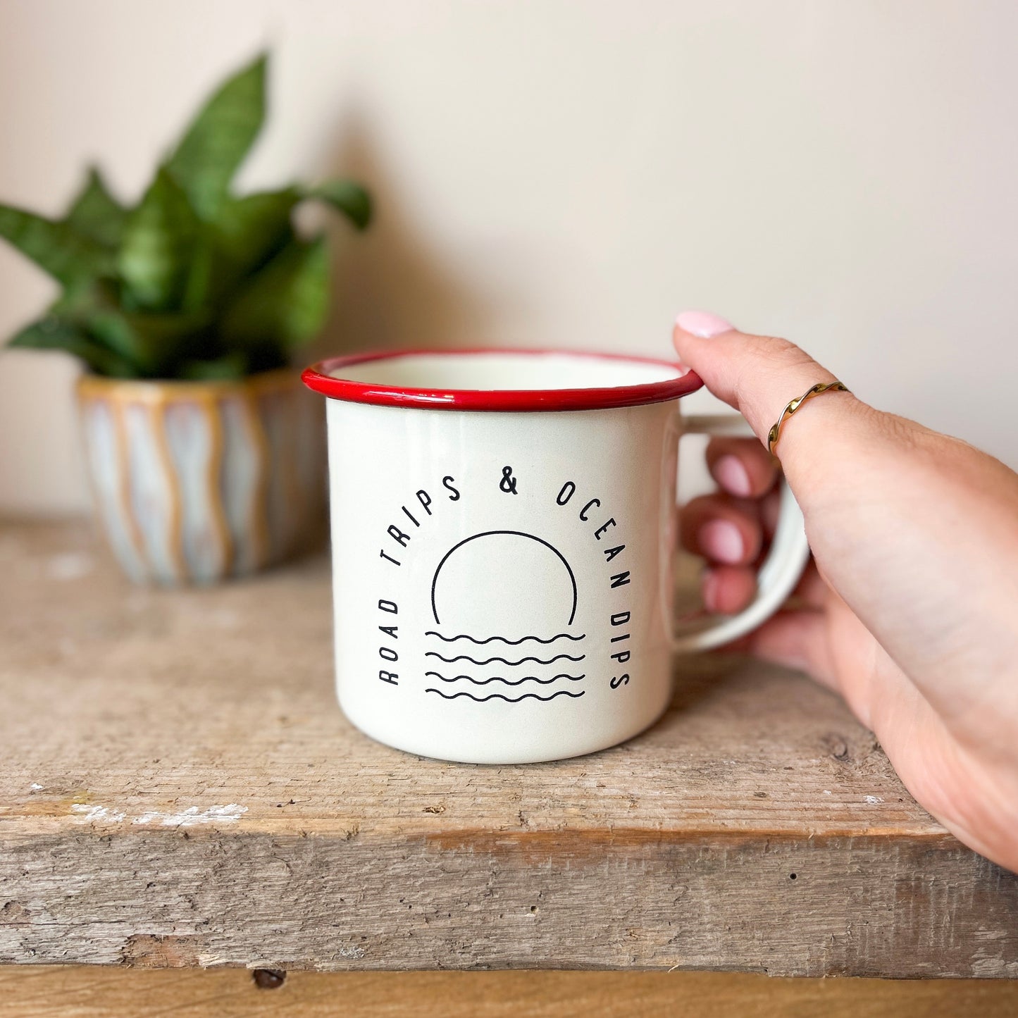 Enamel Mug - Road Trips