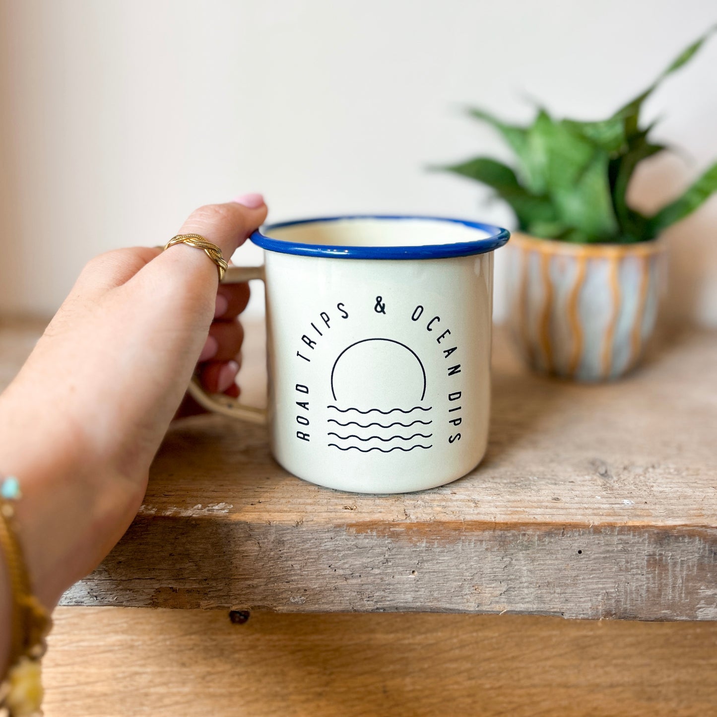 Enamel Mug - Road Trips