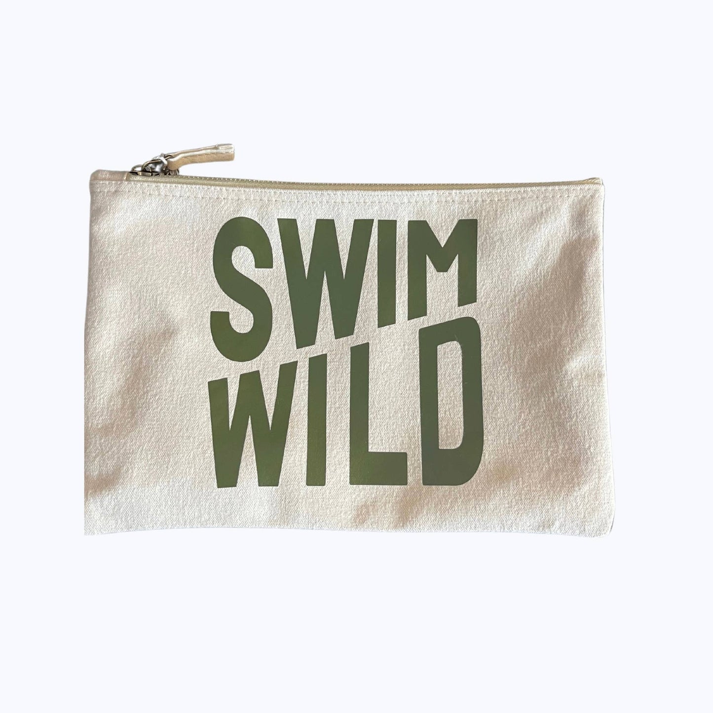 Natural \ Khaki Swim Wild Zip bag