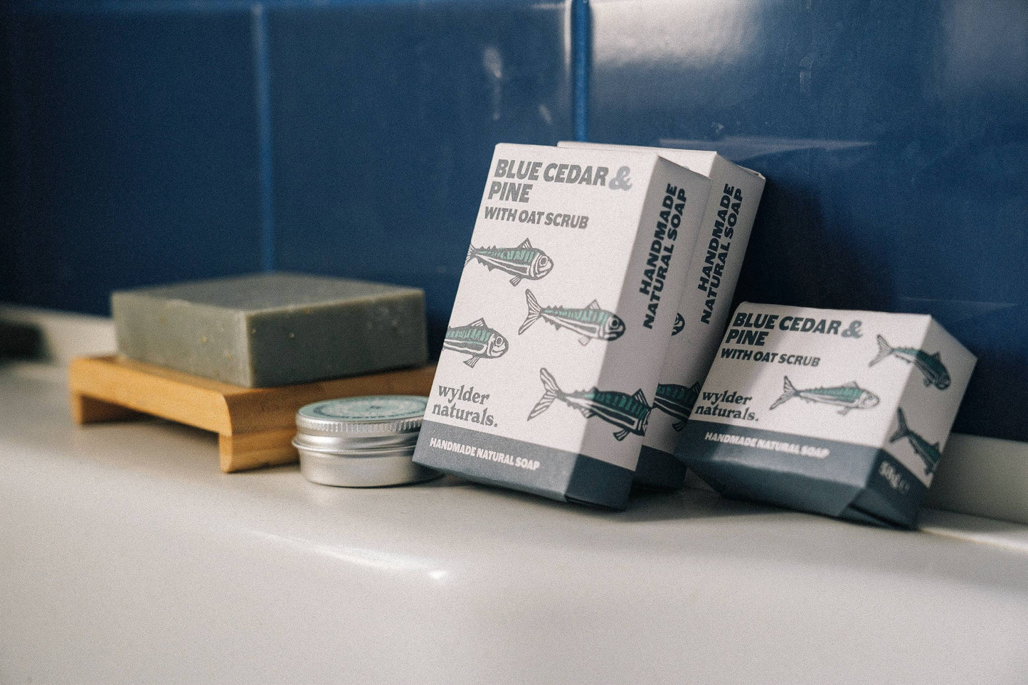Wylder Naturals - Soap Bar - Blue Cedar & Pine with Oats