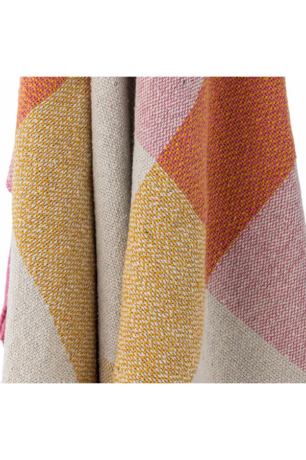 Bloomingville Recycled Cotton Throw Blanket - Hadley