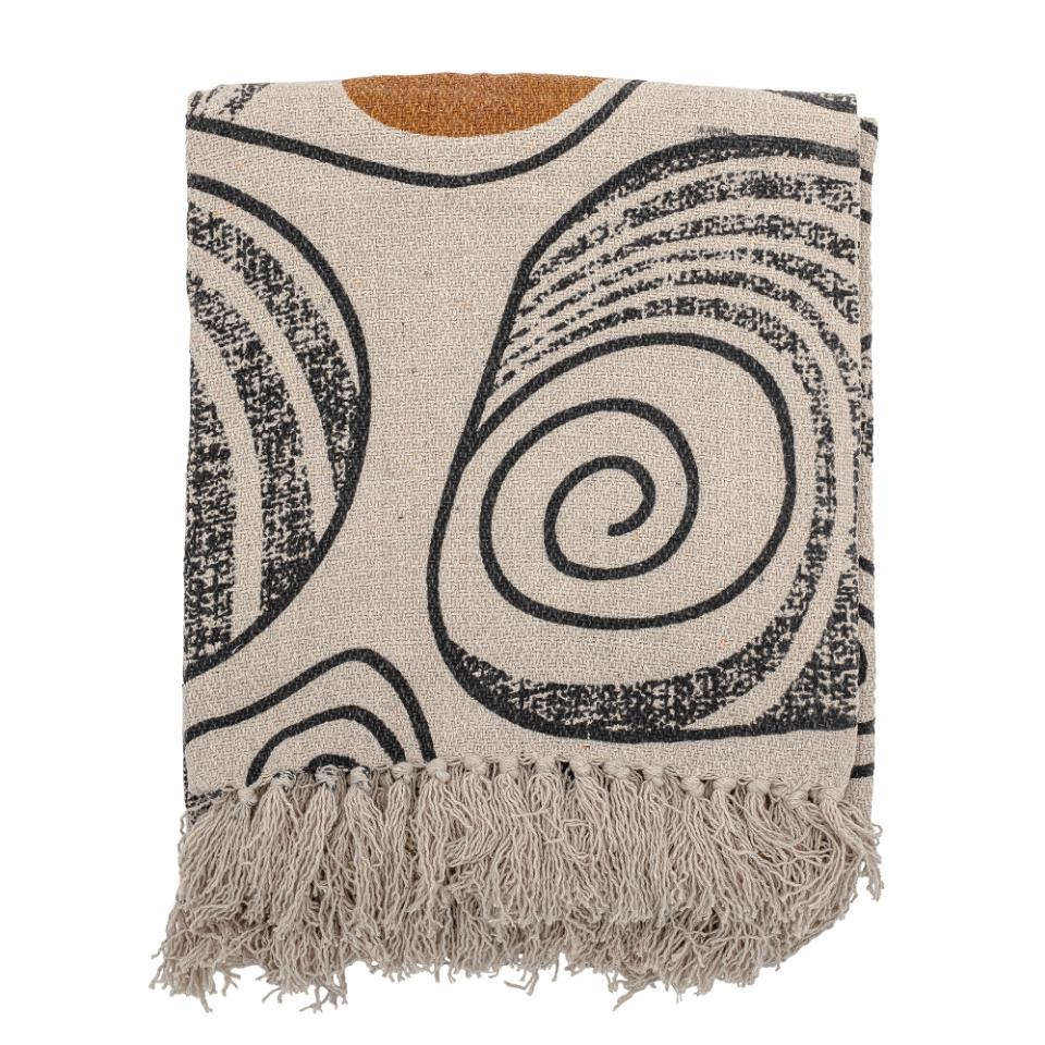Bloomingville Recycled Cotton Throw Blanket - Giano Nature