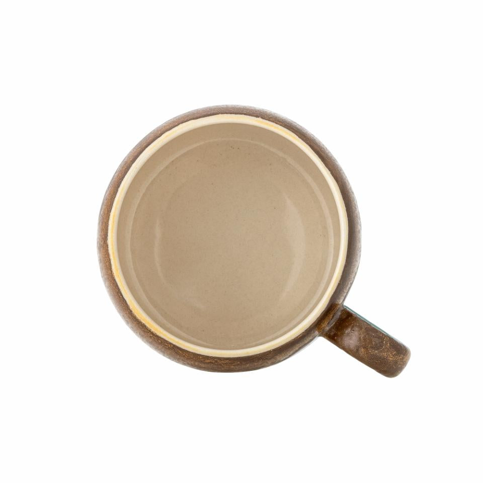 Bloomingville Stoneware Mug - Sheen Green