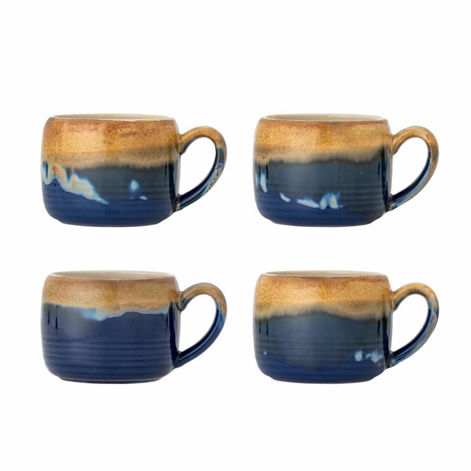 Bloomingville Stoneware Mug - Sheen Blue