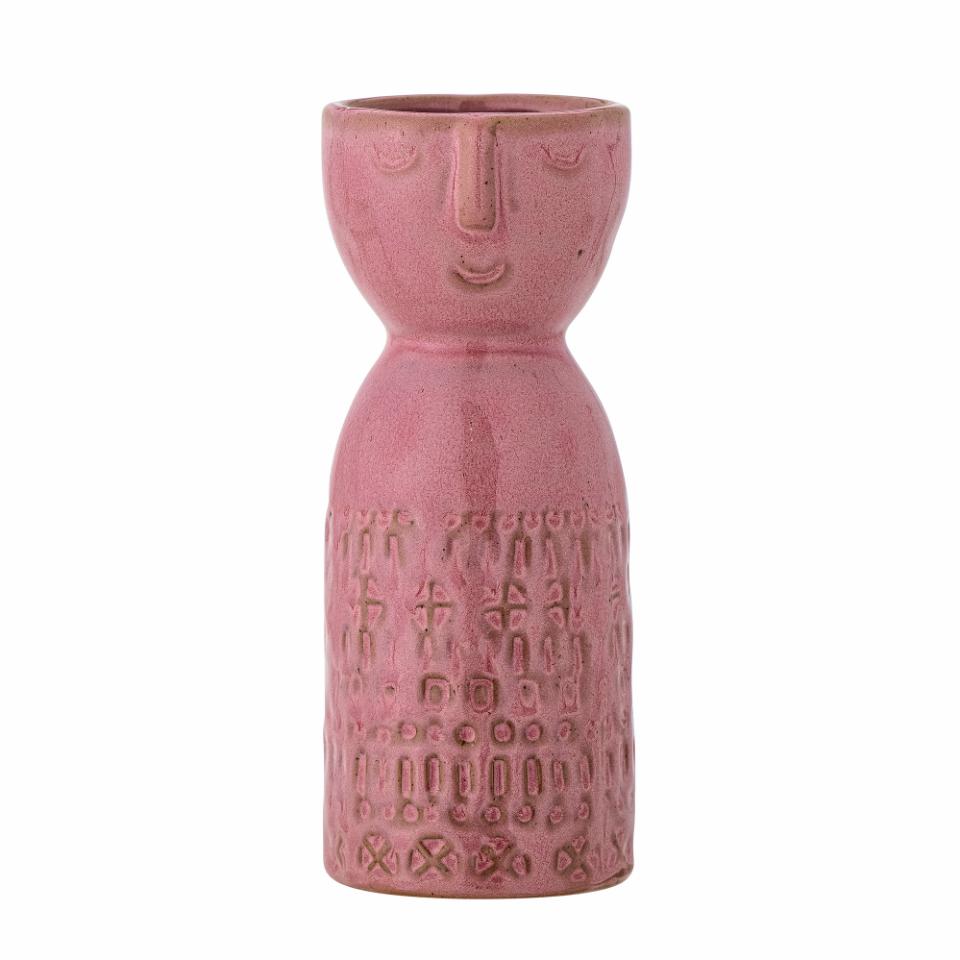 Bloomingville Stoneware Vase - Embla Pink
