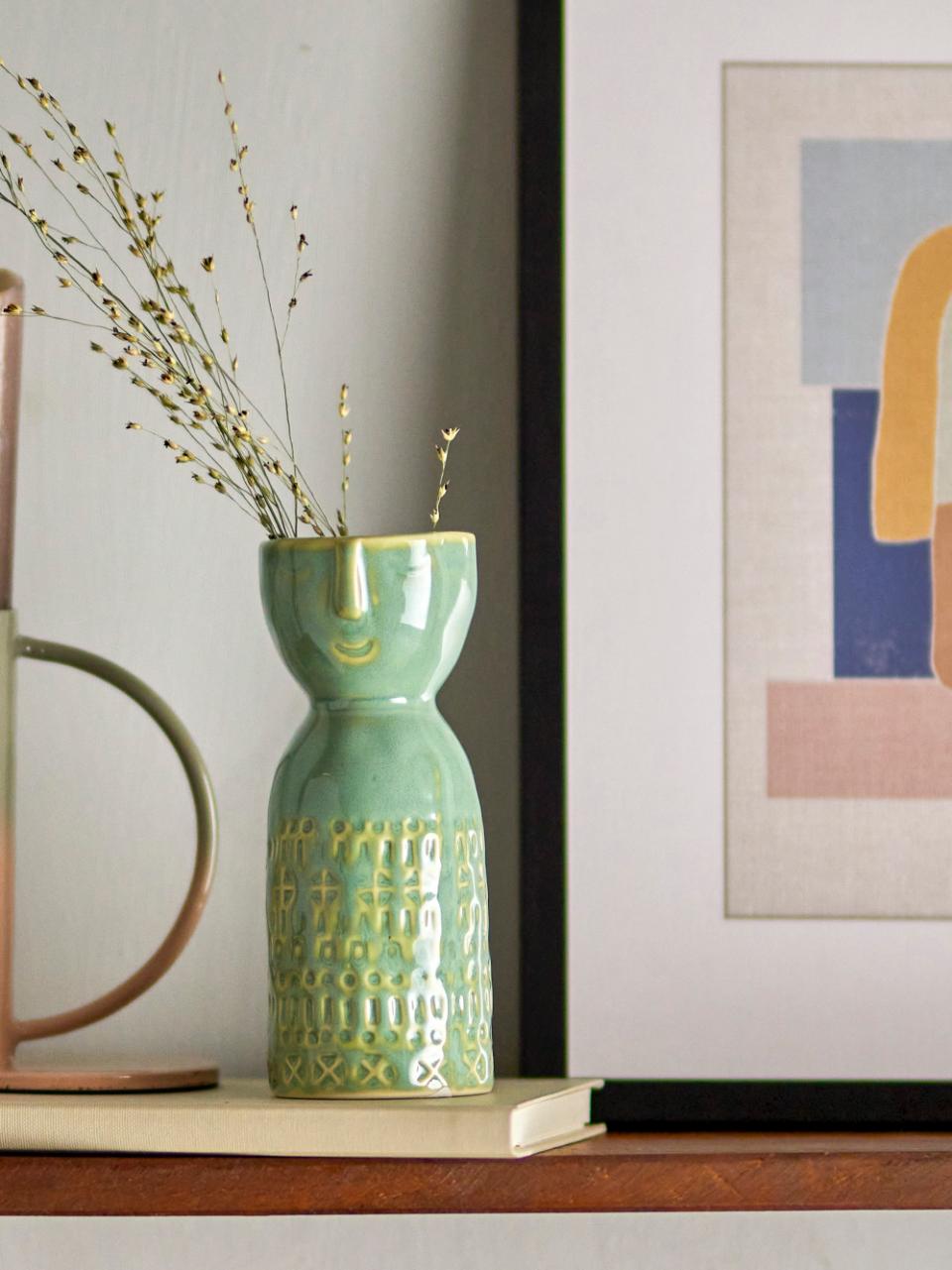 Bloomingville Stoneware Vase - Embla Green