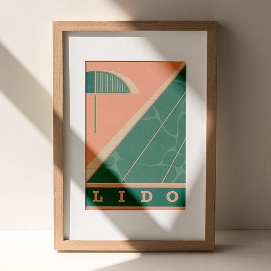 'Lido' Graphic Print
