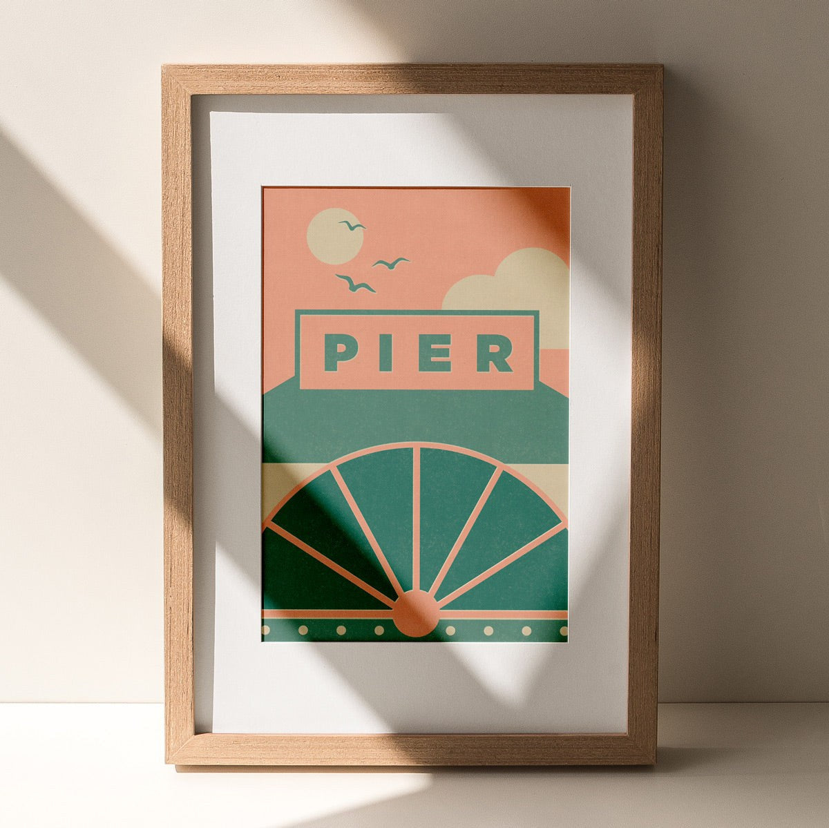 'Pier' Graphic Print
