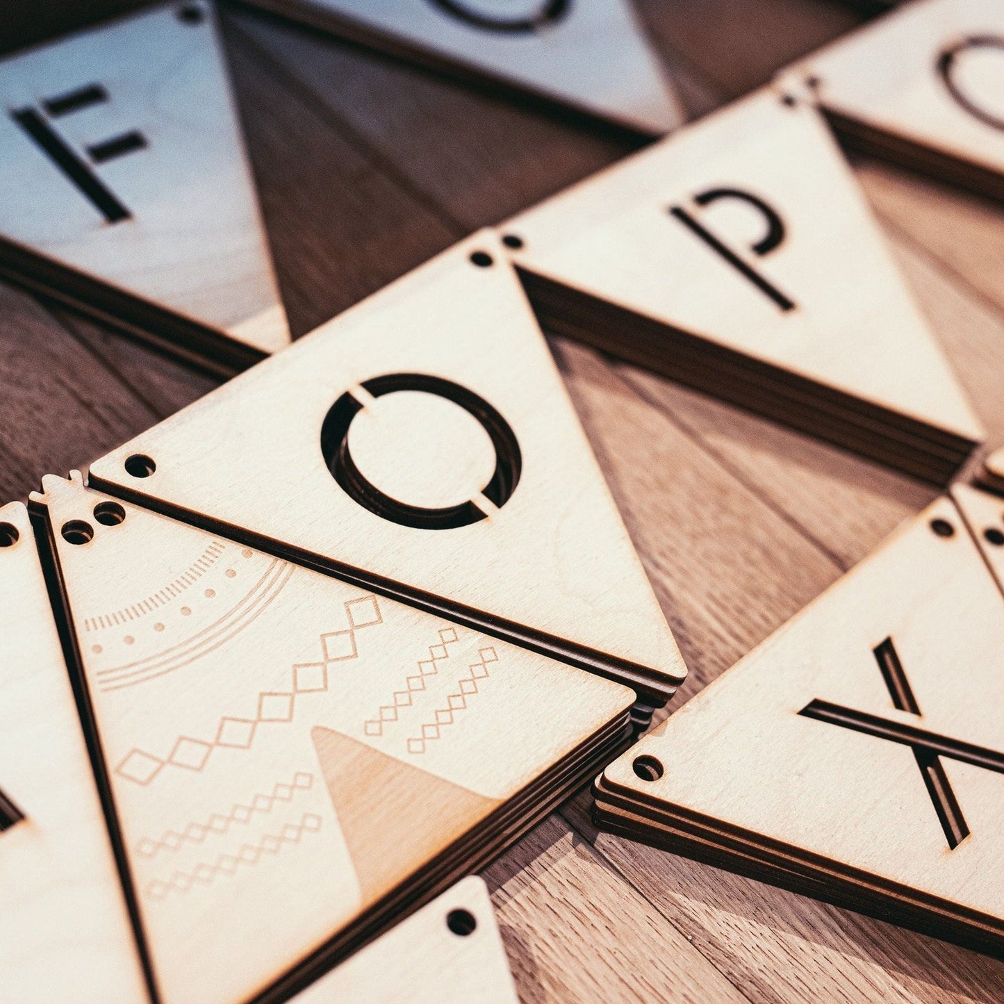 Customised Wooden Bunting Letters