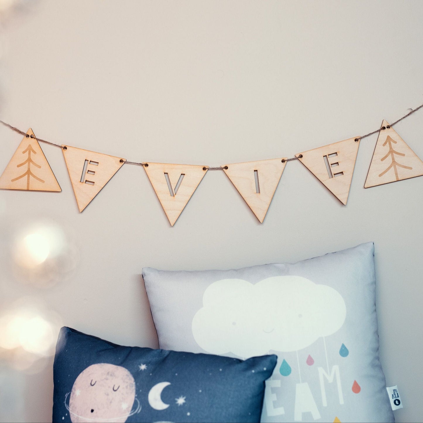 Customised Wooden Bunting Letters