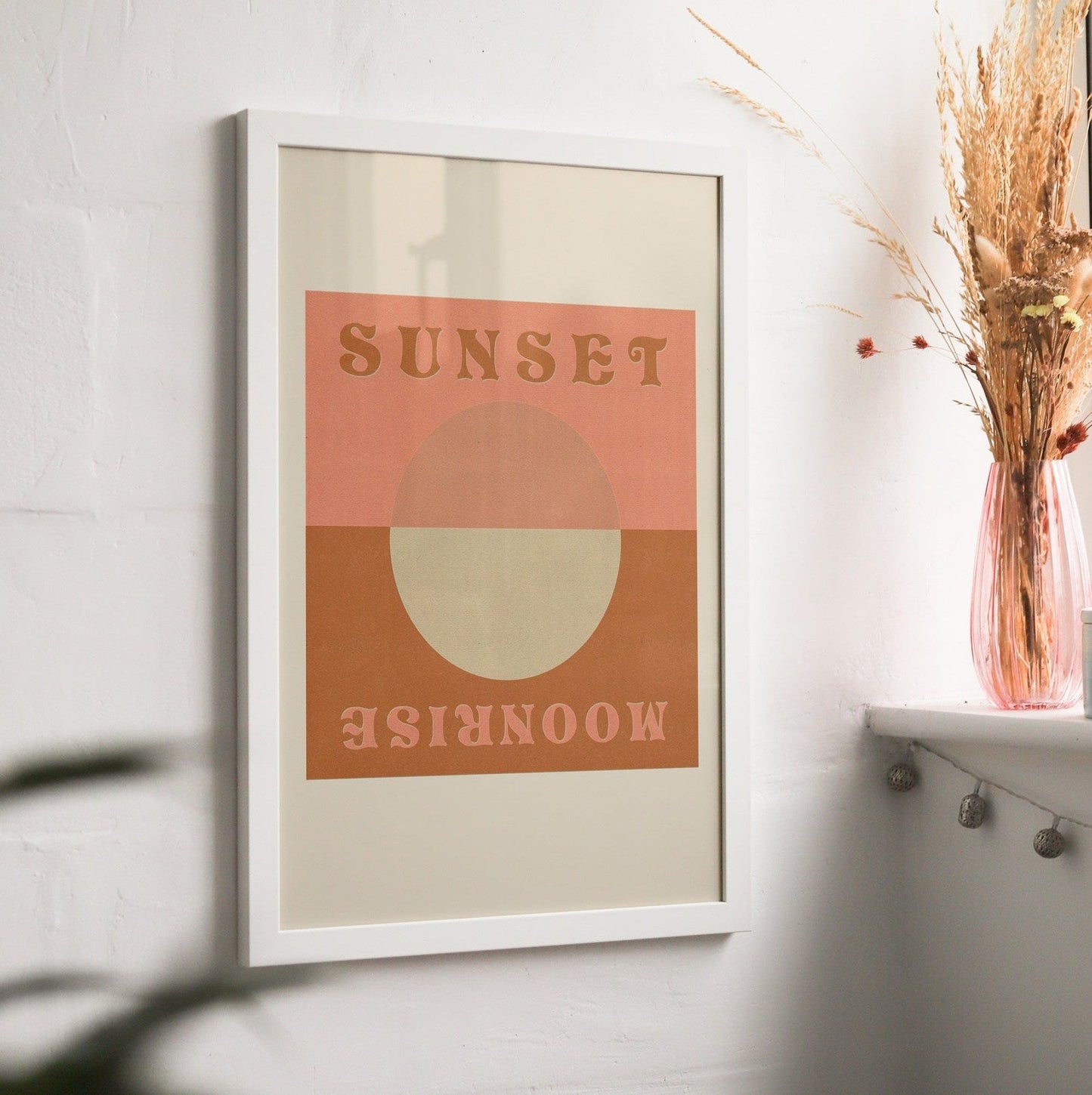 Sunset / Moonrise Graphic Print