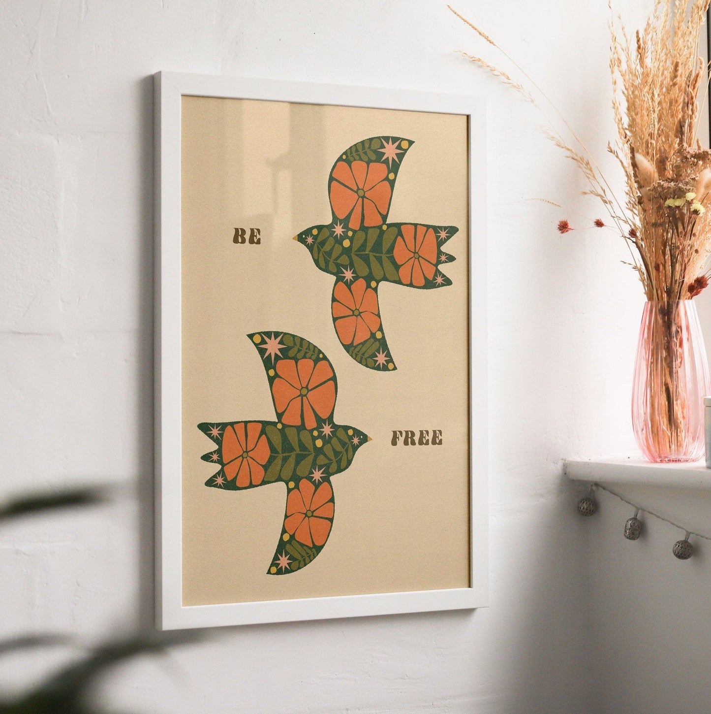 'Be Free' Graphic Print
