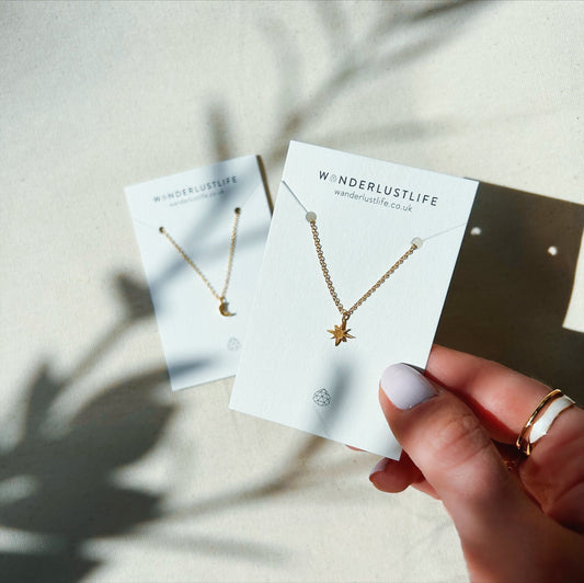 Wanderlust Life Fine Gold Chain Necklace - Petite Nova Star