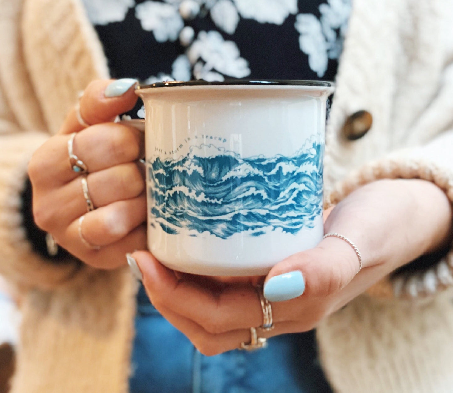 'Just a Storm in a Teacup' Ceramic Mug