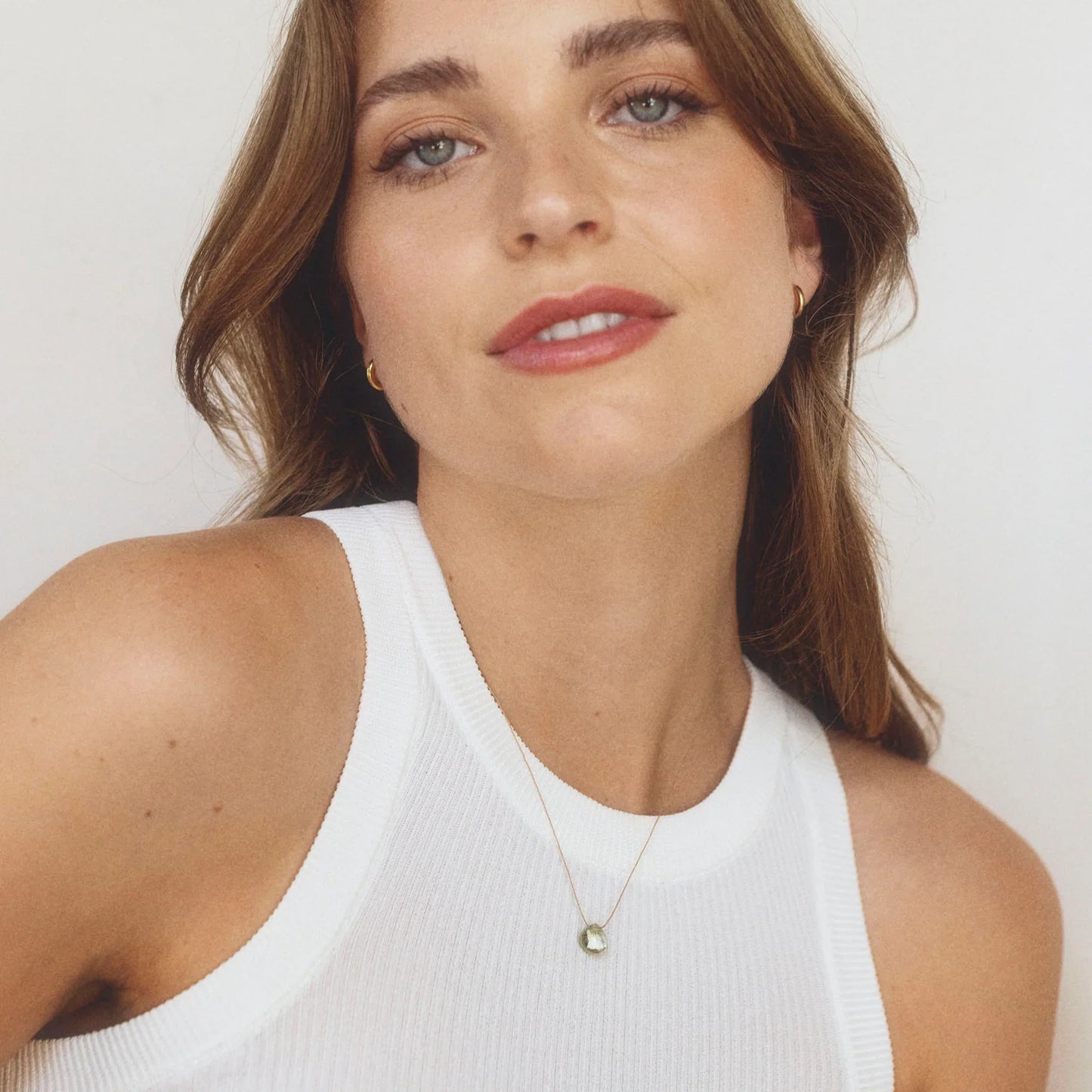 Wanderlust Life Fine Cord Birthstone Necklace - February