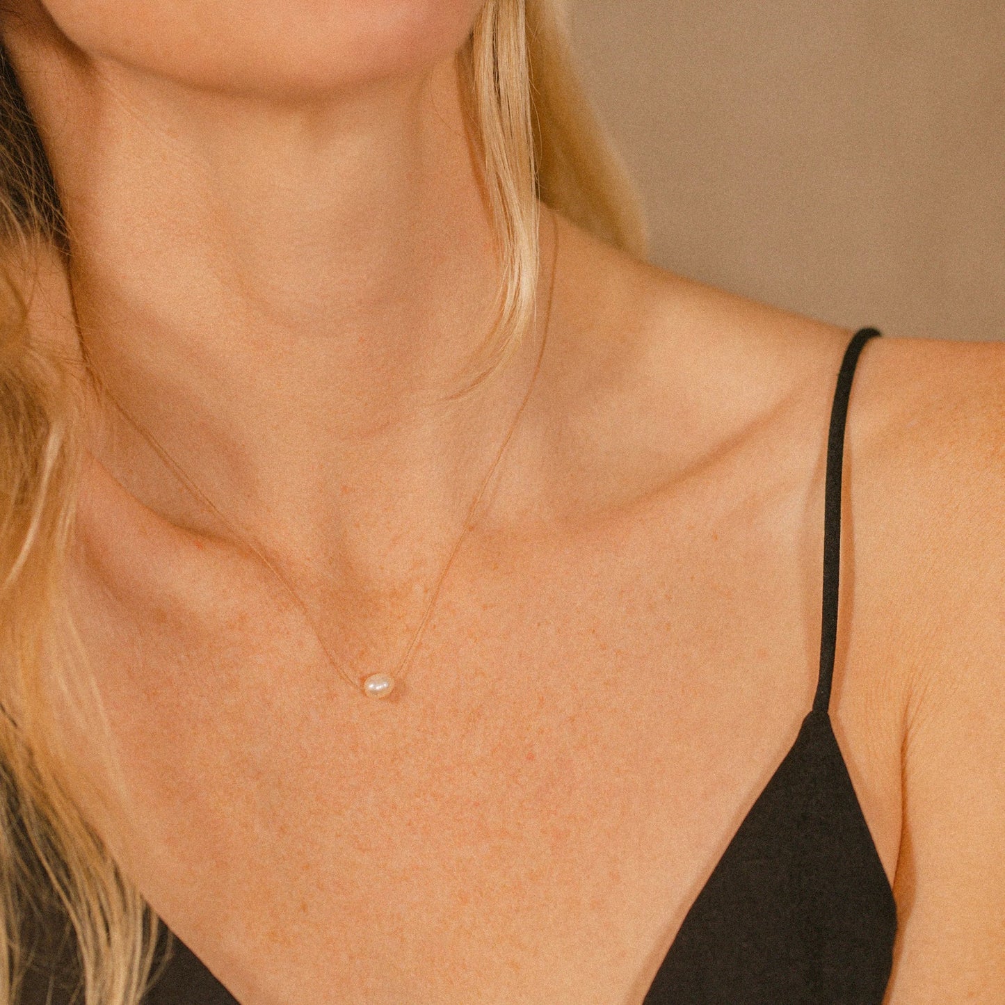Wanderlust Life Fine Cord Necklace - Pearl