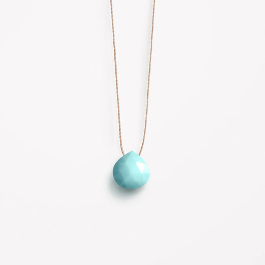Wanderlust Life Fine Cord Birthstone Necklace - December