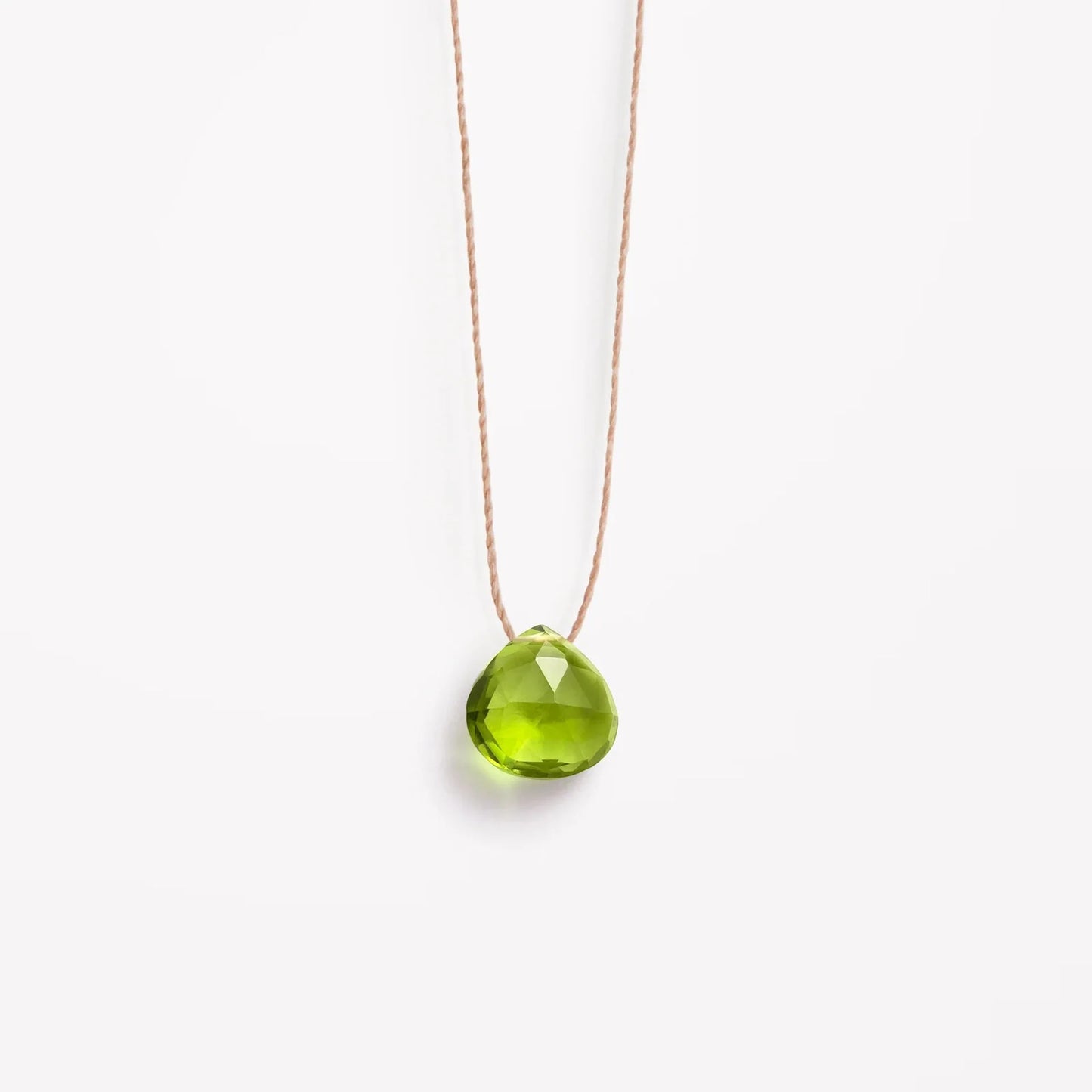 Wanderlust Life Fine Cord Birthstone Necklace - August