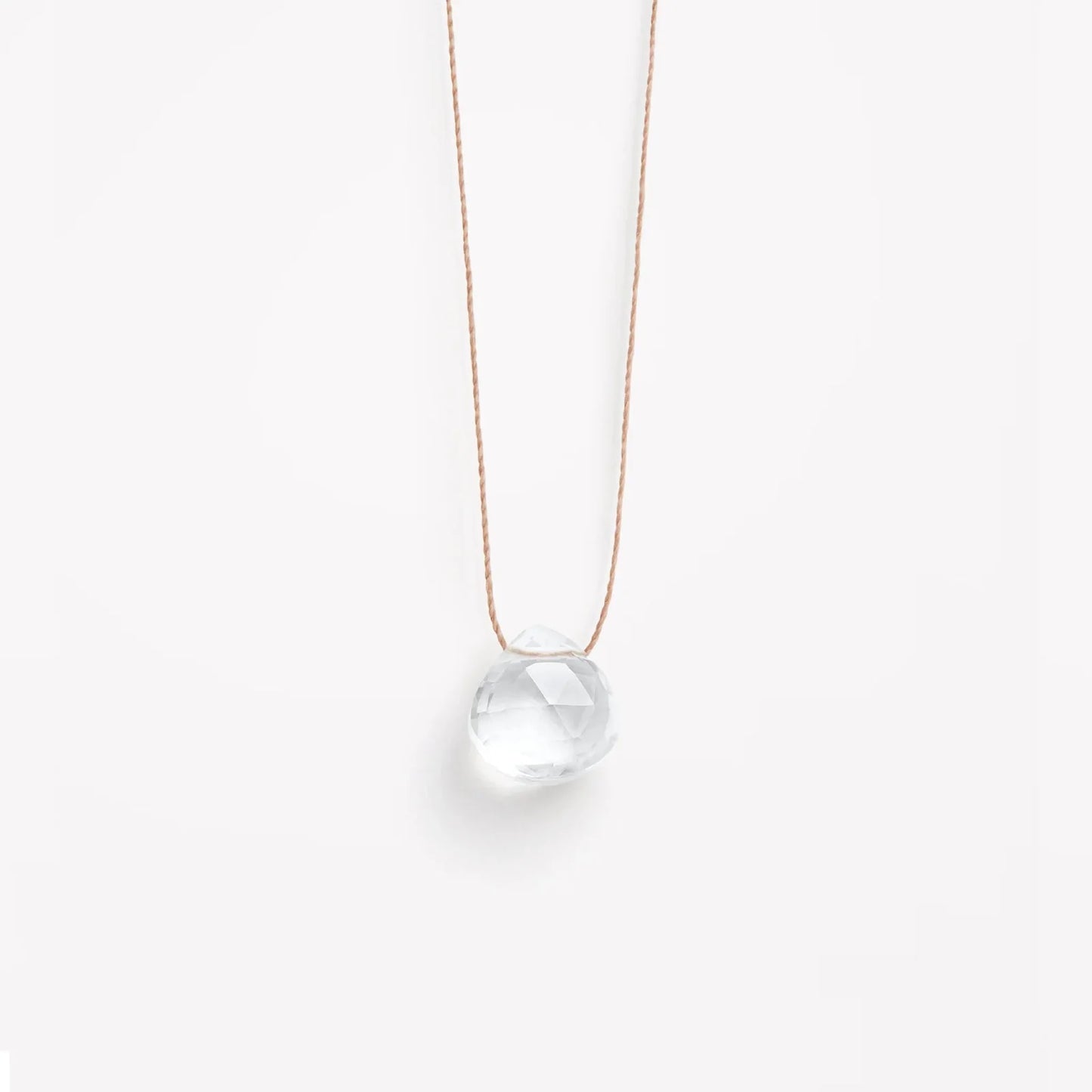 Wanderlust Life Fine Cord Birthstone Necklace - April