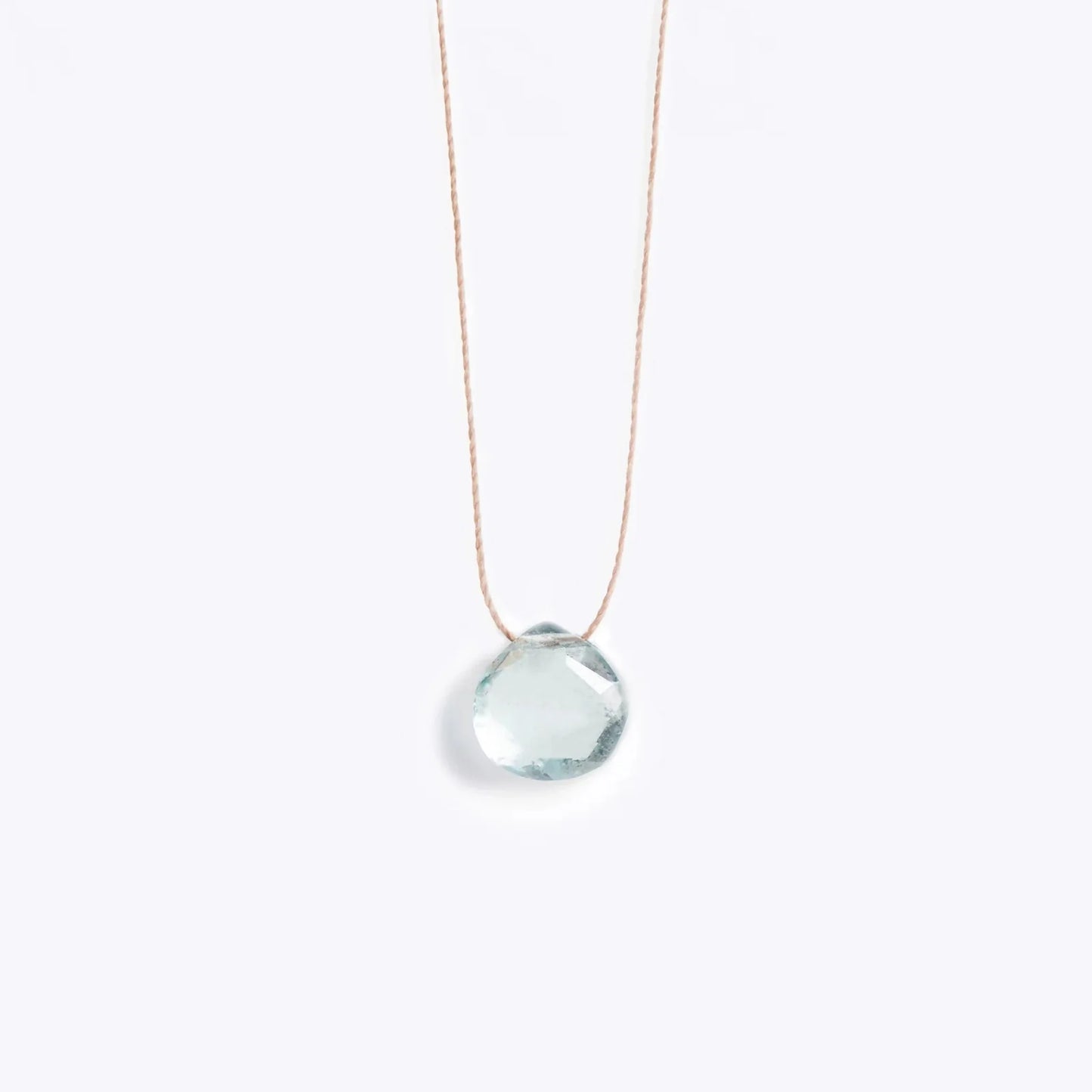 Wanderlust Life Fine Cord Birthstone Necklace - March