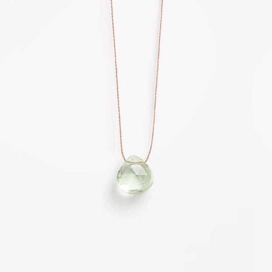 Wanderlust Life Fine Cord Birthstone Necklace - February