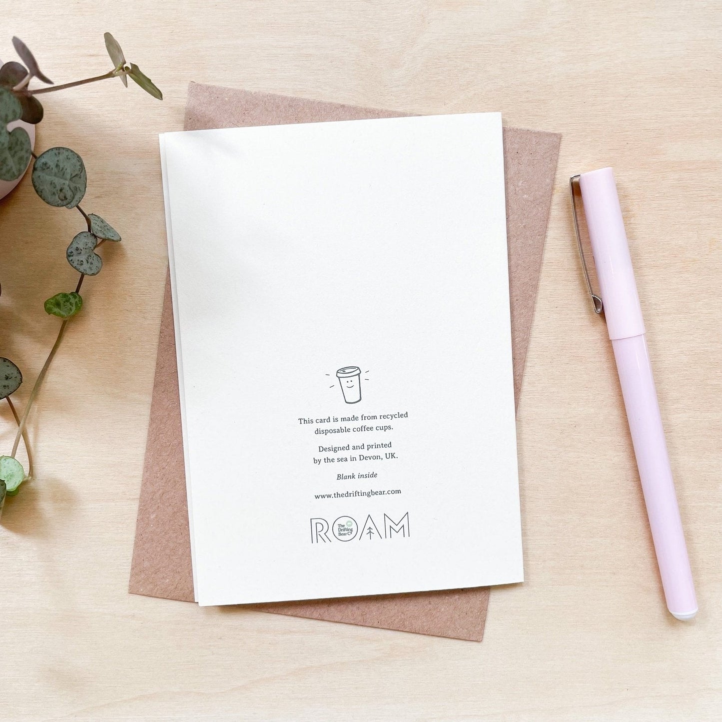 'Lobsters for Life Anniversary' Recycled Coffee Cup Card