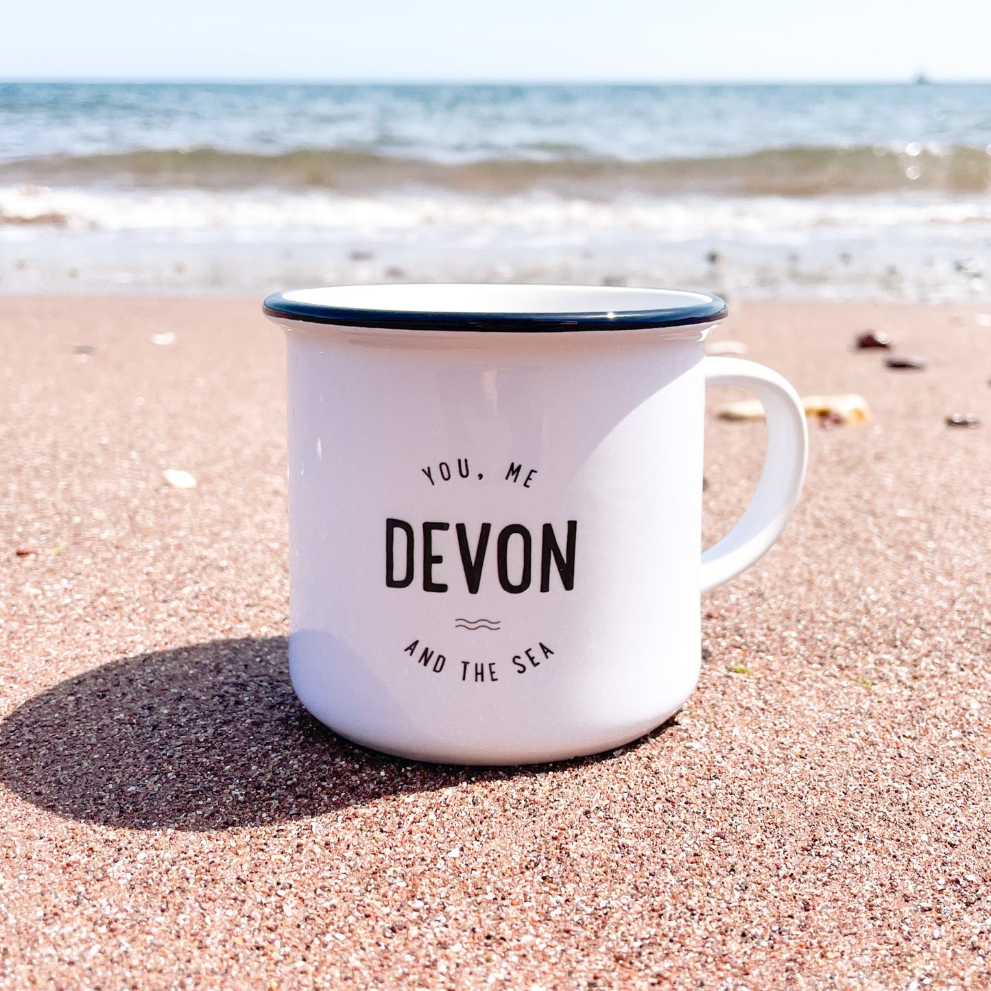 'You, Me, Devon and the Sea' Ceramic Mug