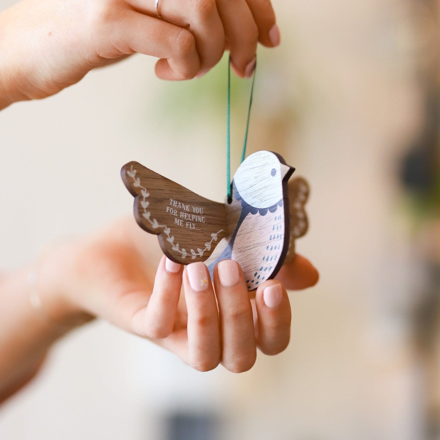 Thank You For Helping Me Fly Personalised Teacher Gift