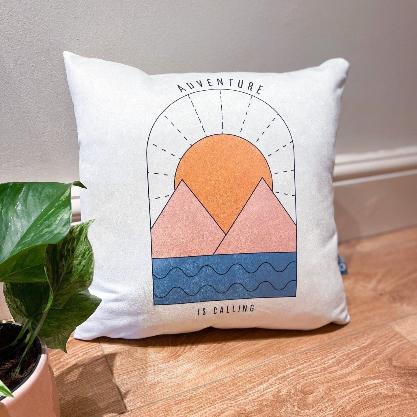'Adventure is Calling' Cushion