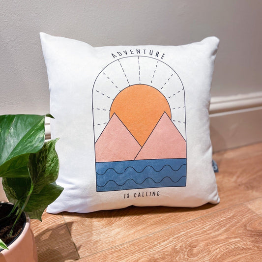 'Adventure is Calling' Cushion