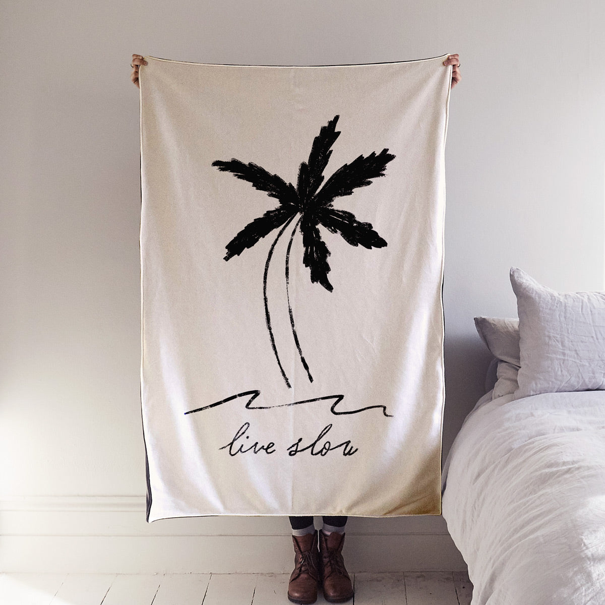 'Live Slow' Blanket