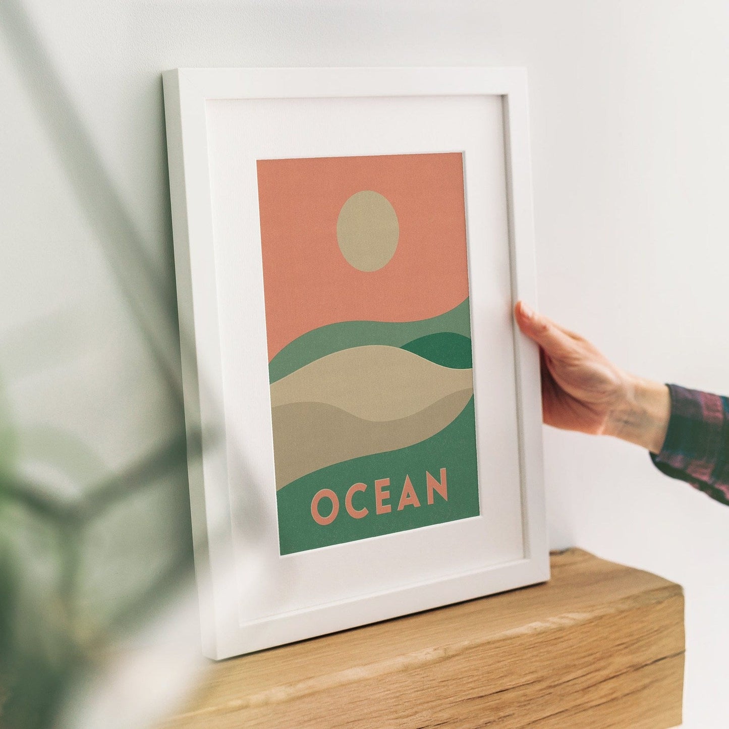 'Ocean' Graphic Print