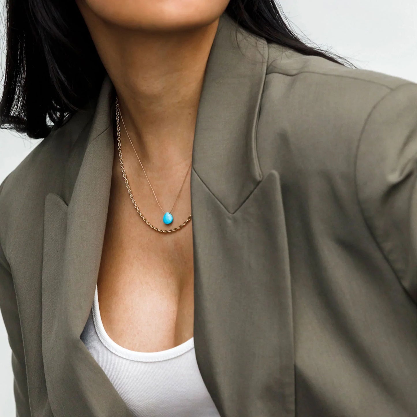 Wanderlust Life Fine Cord Birthstone Necklace - December