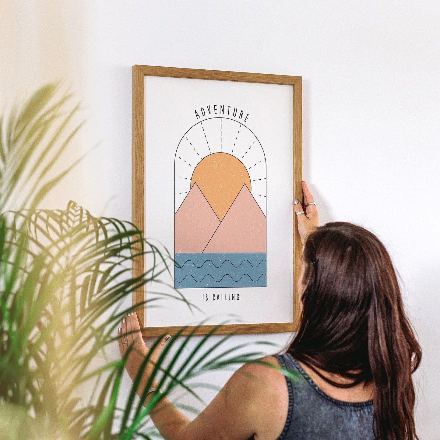 'Adventure is Calling' Graphic Print