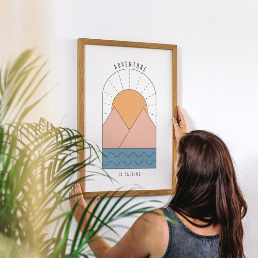 'Adventure is Calling' Graphic Print