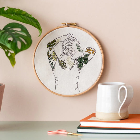 Stitch Happy Embroidery Kit - Botanical Tattoos